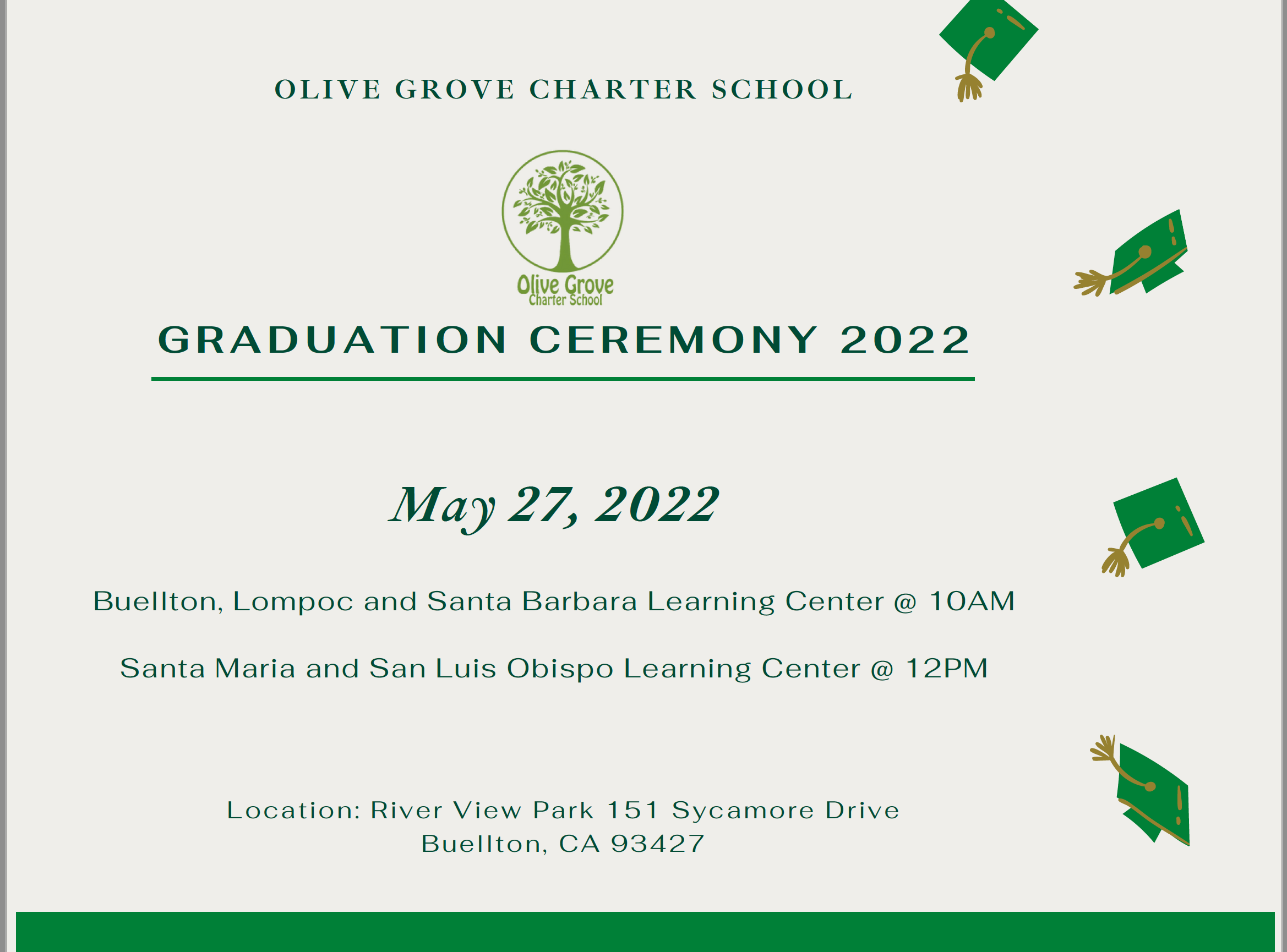 Graduation - Olive Grove Charter School